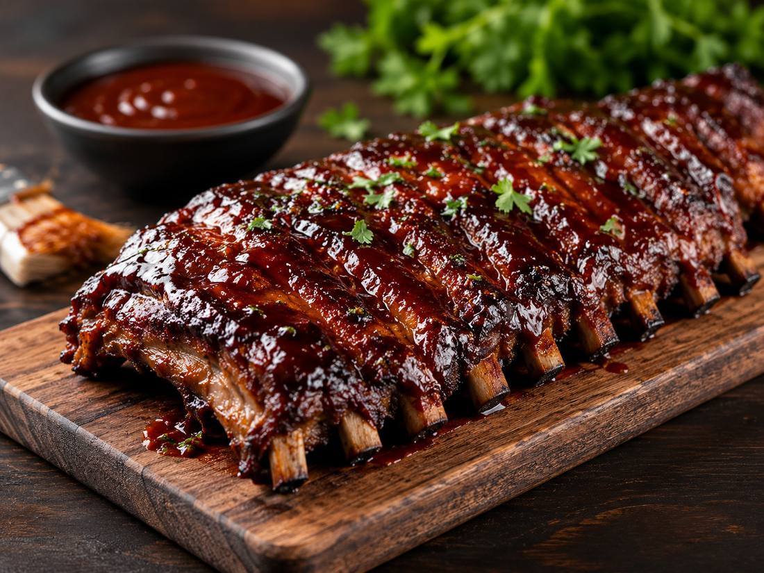 Costillas BBQ en Olla de Presión preparada con Olla de Presión Royal Prestige